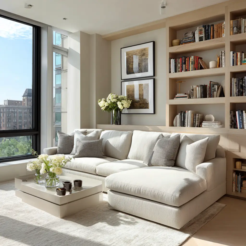 Use Built-in Side Tables or Shelves