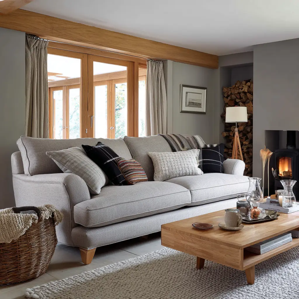 Use Curtains to Frame the Room
