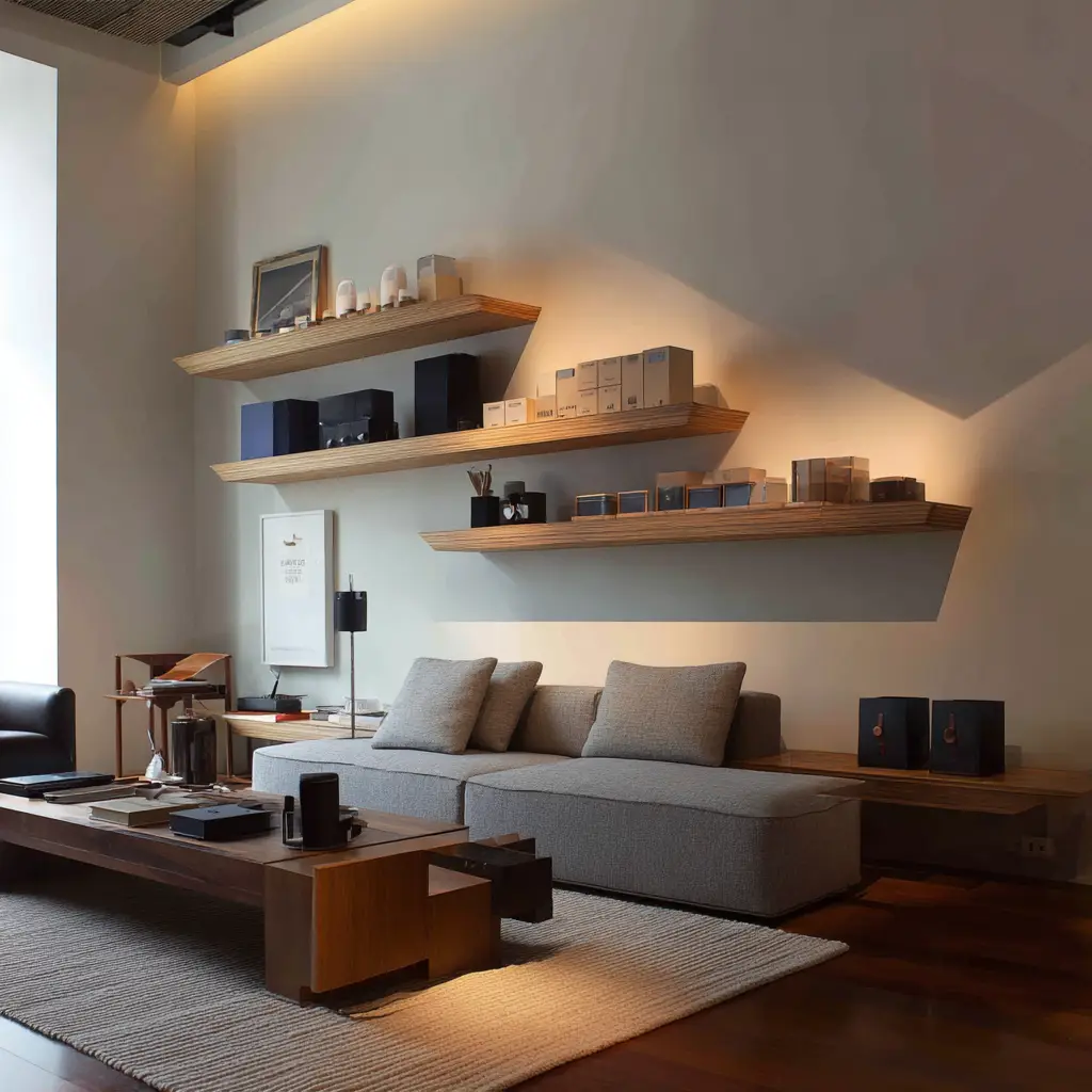 Use Floating Shelves