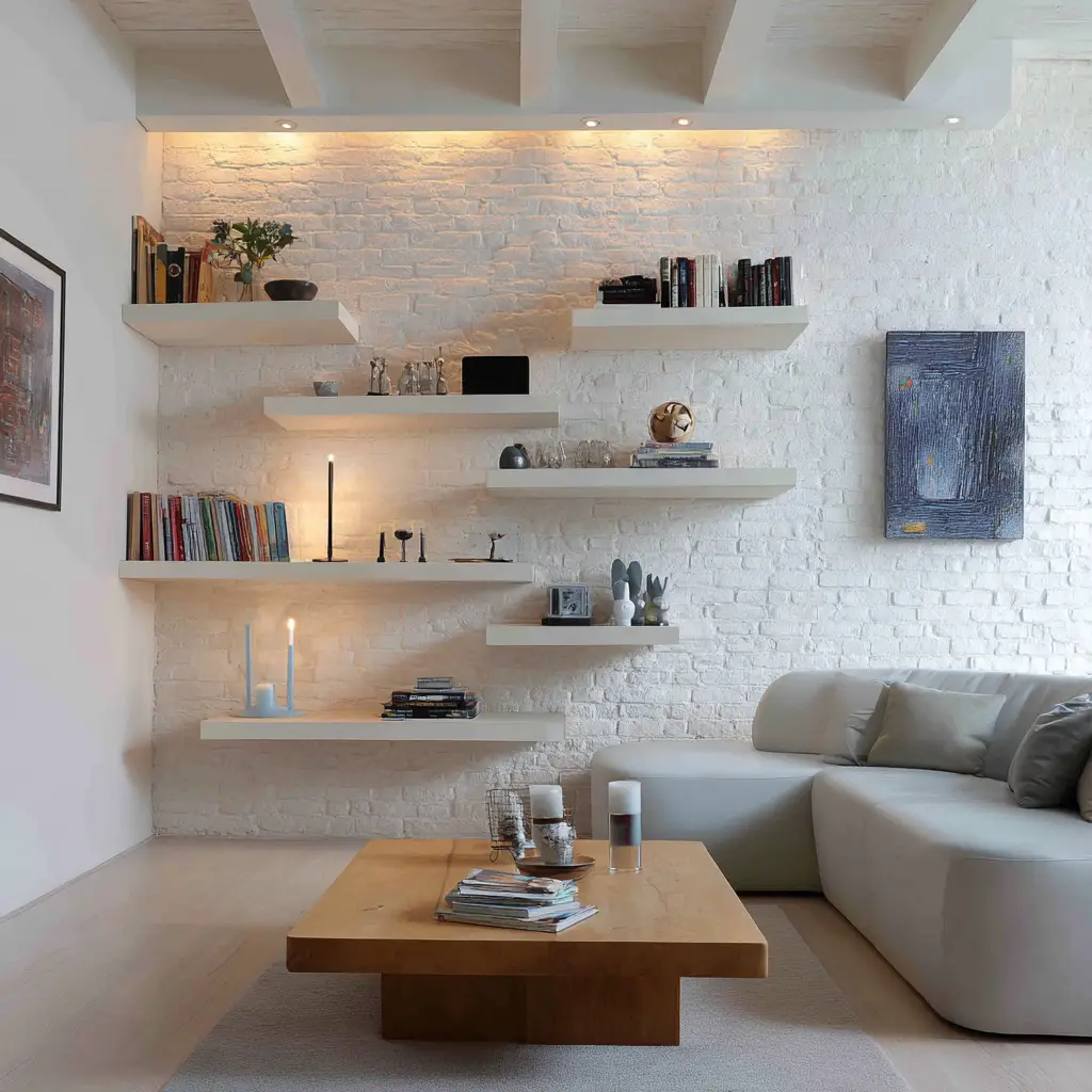 Use Floating Shelves for Display