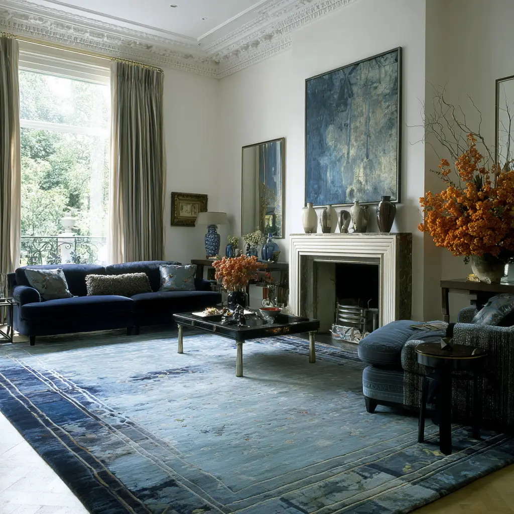 Use Large Area Rugs