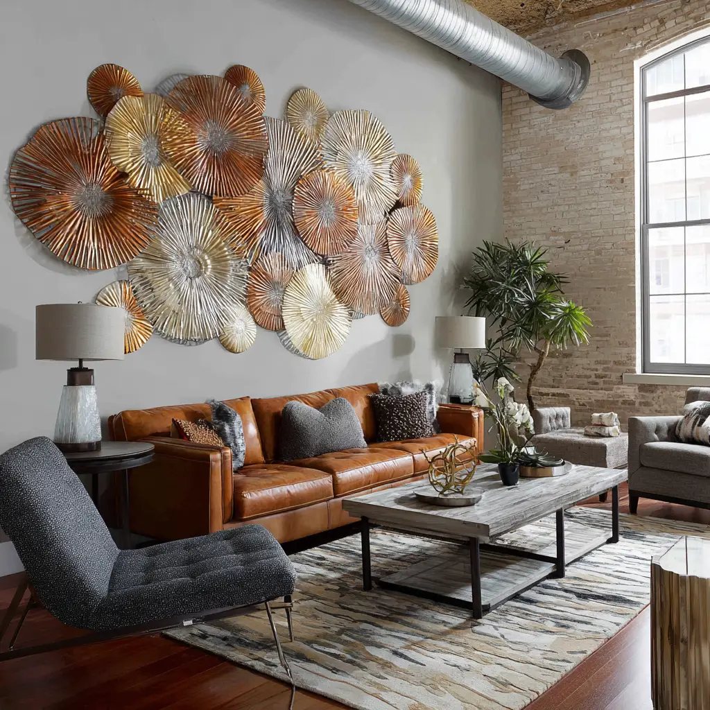 Use Metal Wall Art for an Industrial Edge