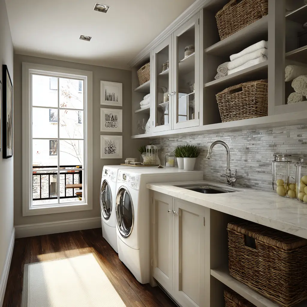 Use Mirrored Cabinets or Decor