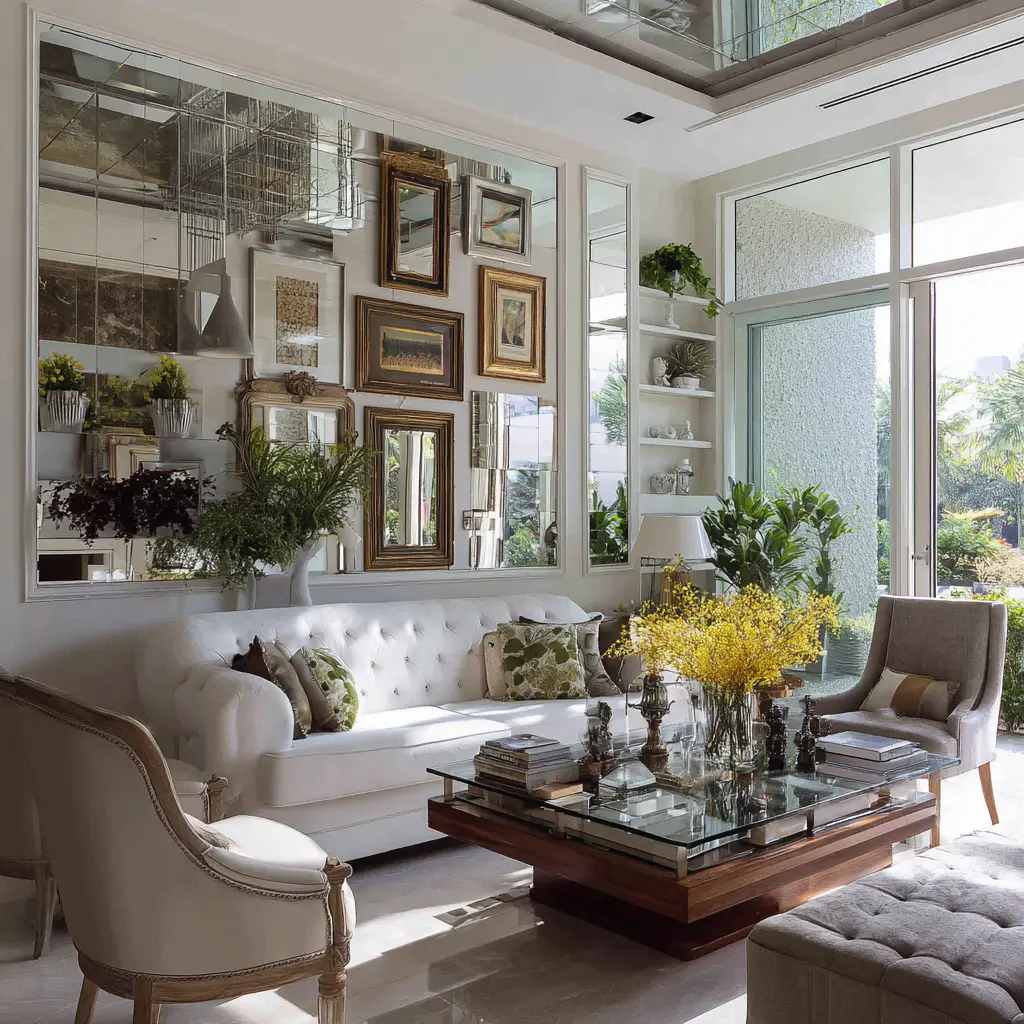 Use Mirrors to Reflect Light and Space