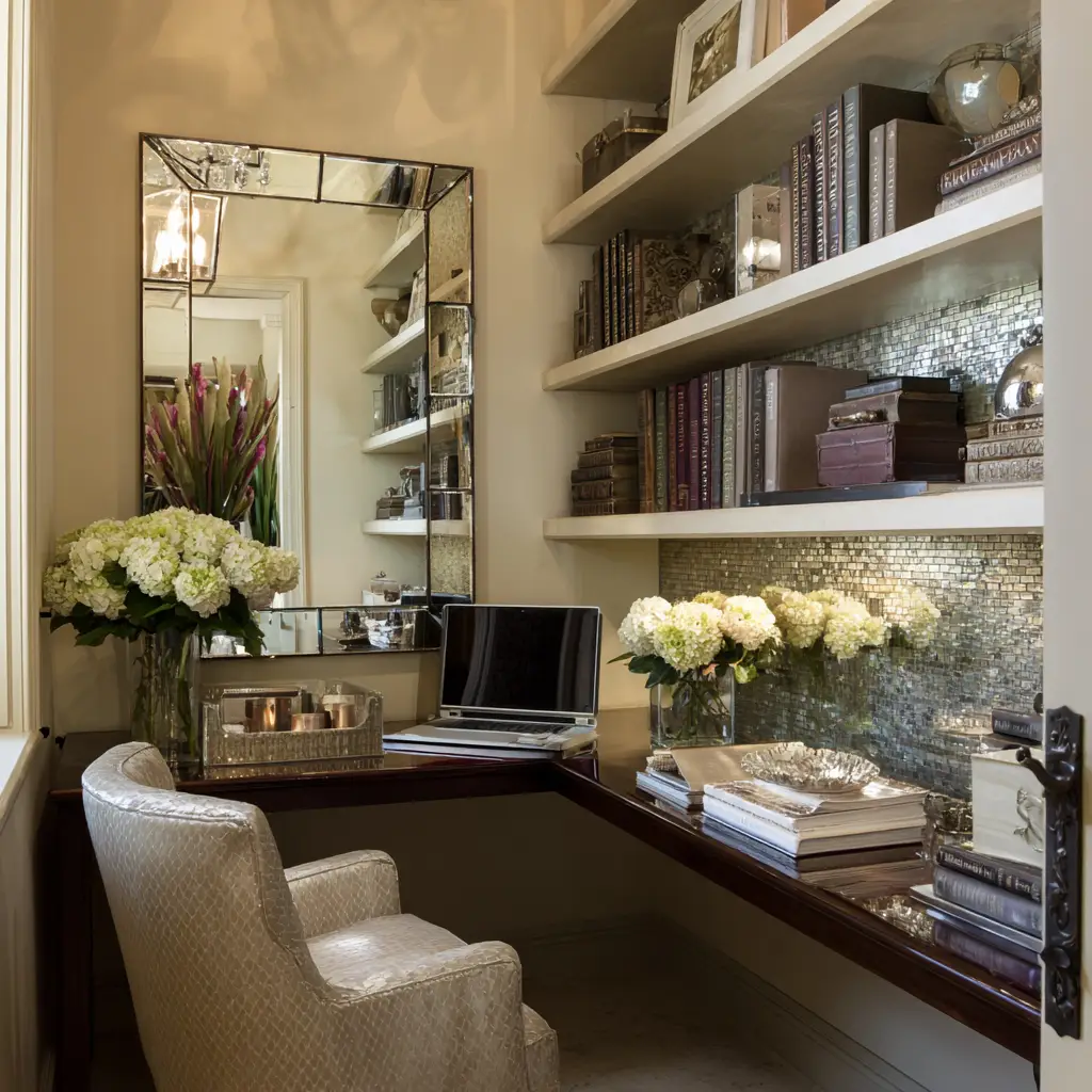 Use Mirrors to Visually Expand the Room