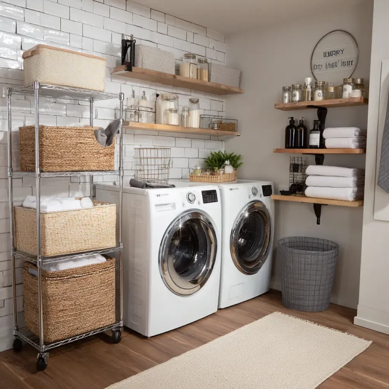 15 Basement Laundry Room Ideas for Unfinished Spaces
