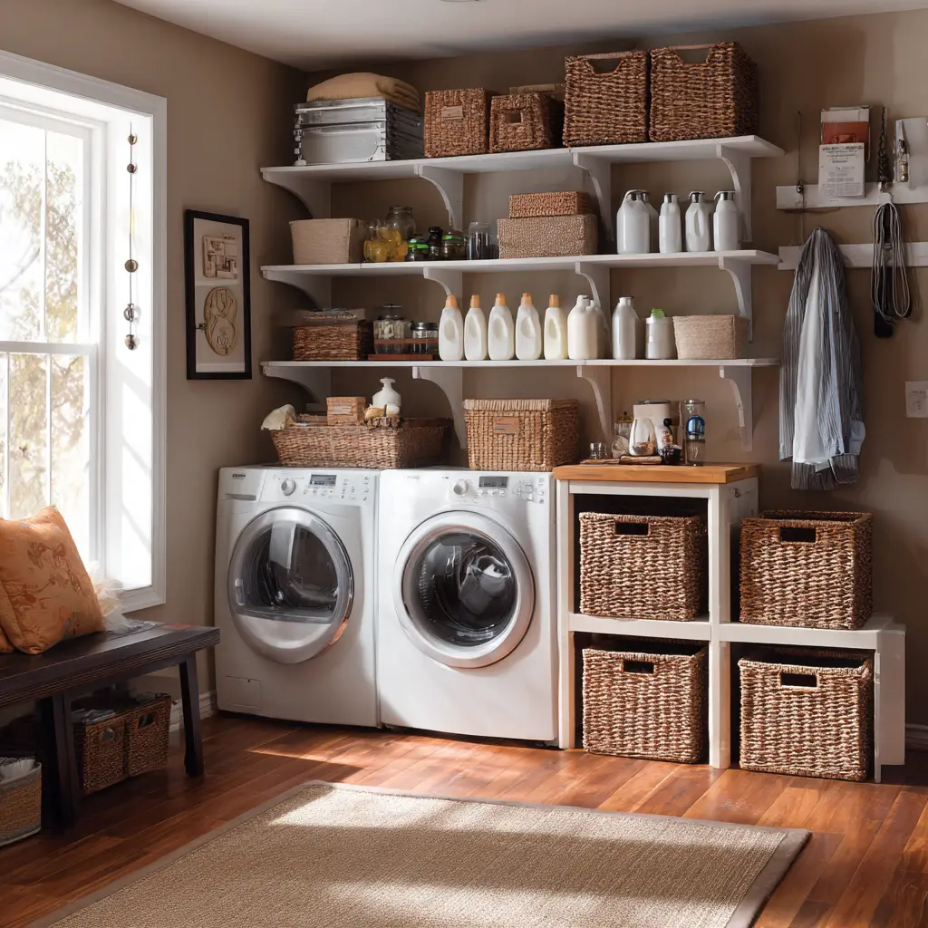 Use Stackable Units in a Mudroom Combo