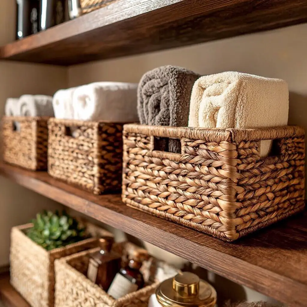 Use Storage Baskets