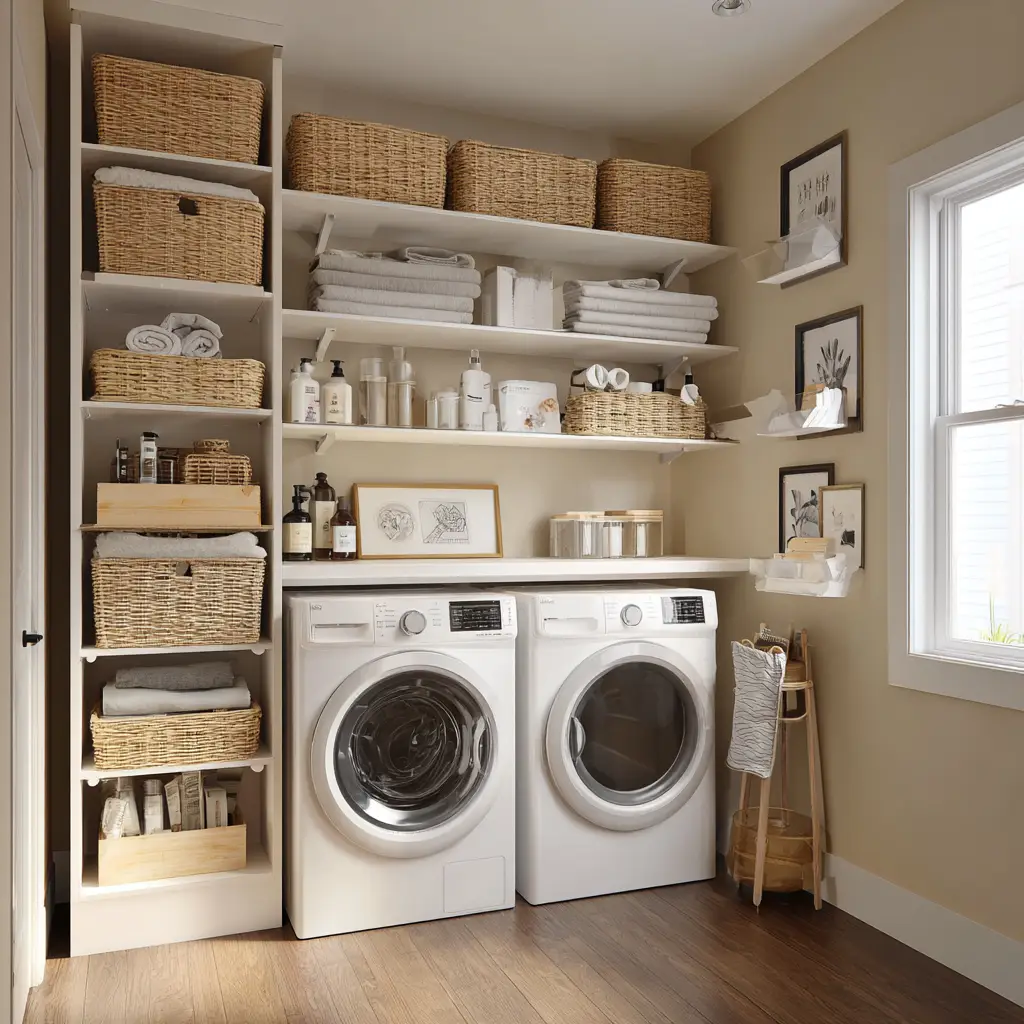 Use Vertical Wall Storage