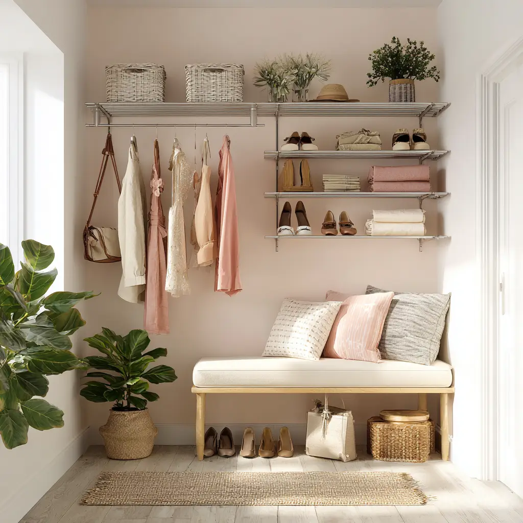 Use Wall-Mounted Storage