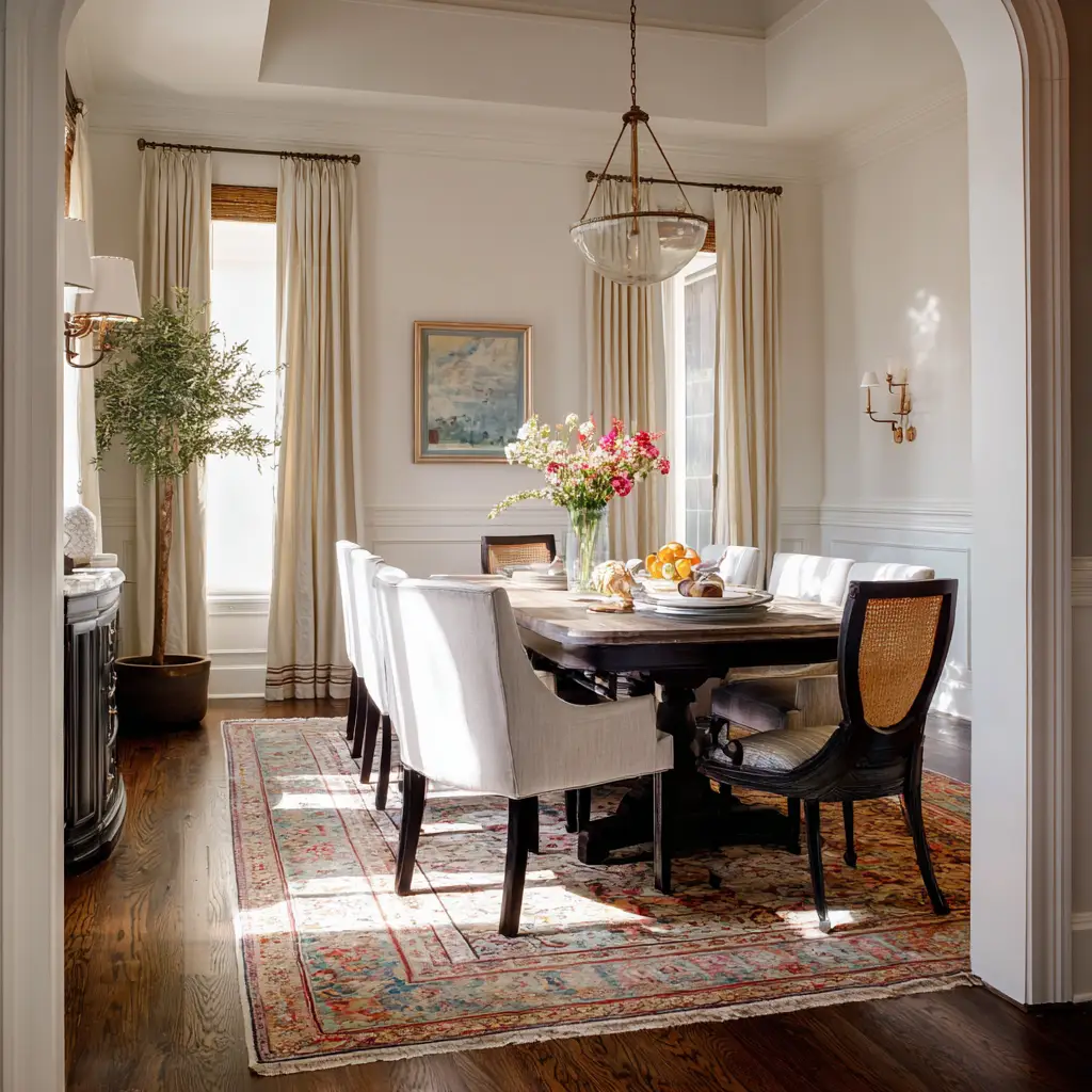 Use a Border Rug for Framing