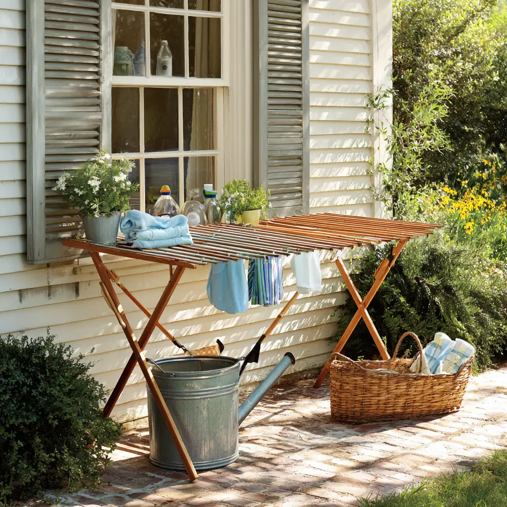 Use a Foldable Drying Rack