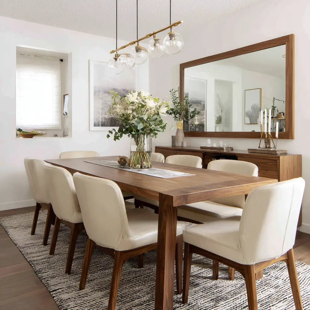 Use a Large Framed Mirror