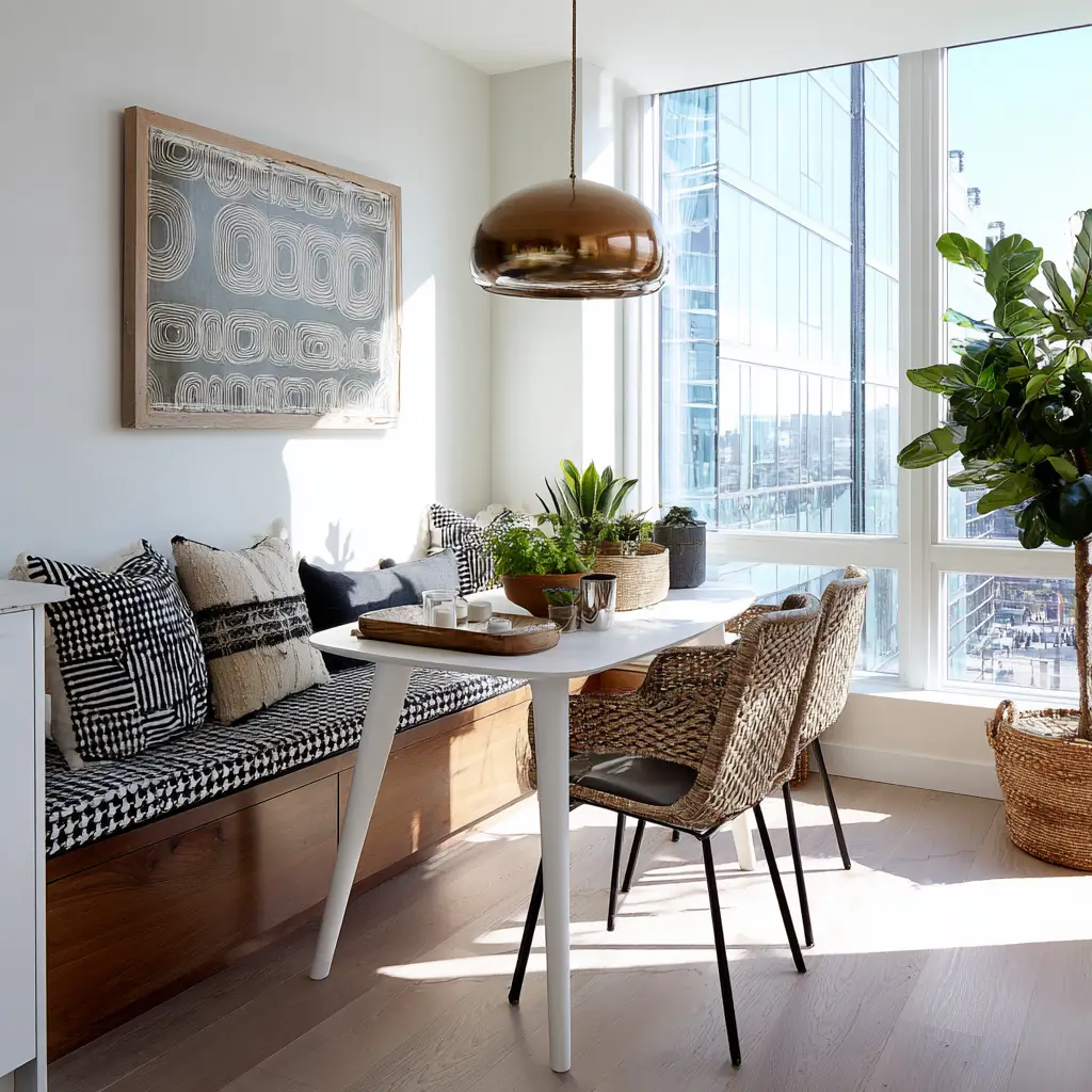Use a Slimline Dining Set
