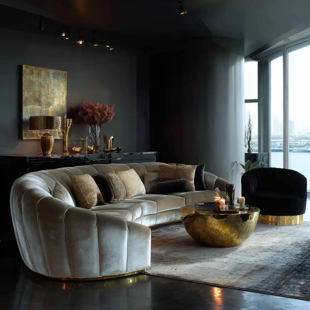 Velvet Upholstered Seating