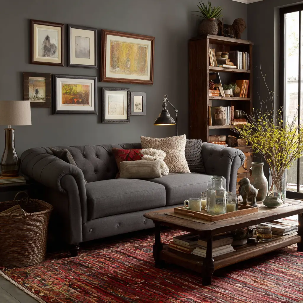Wall Gallery Above the Sofa