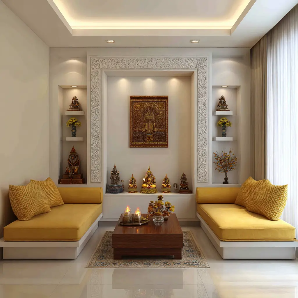 Wall Niches with Diyas or Figurines