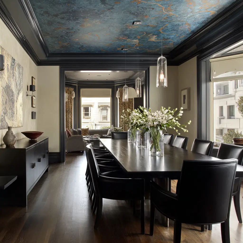 Wallpaper on the Ceiling