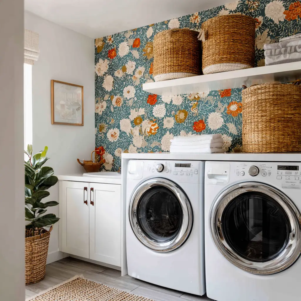 Wallpaper or Painted Accent Wall