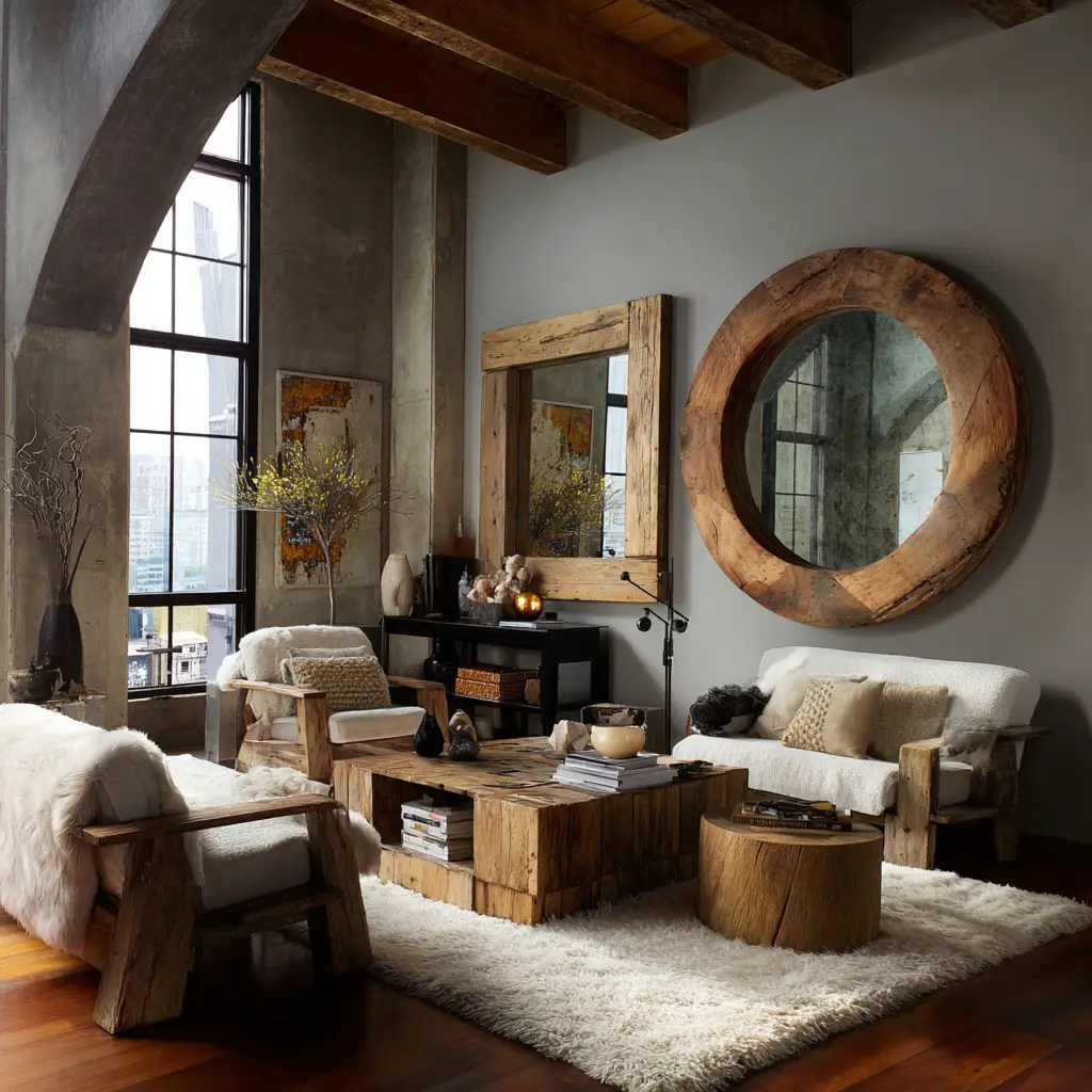 Wood-Framed Mirrors