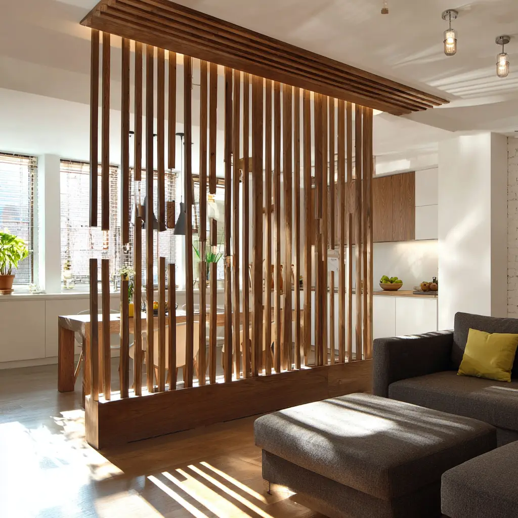 Wooden Slat Divider