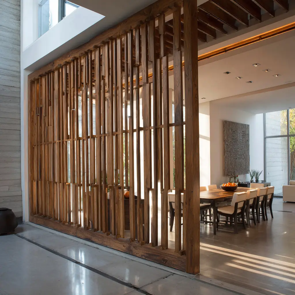 Wooden Slat Walls