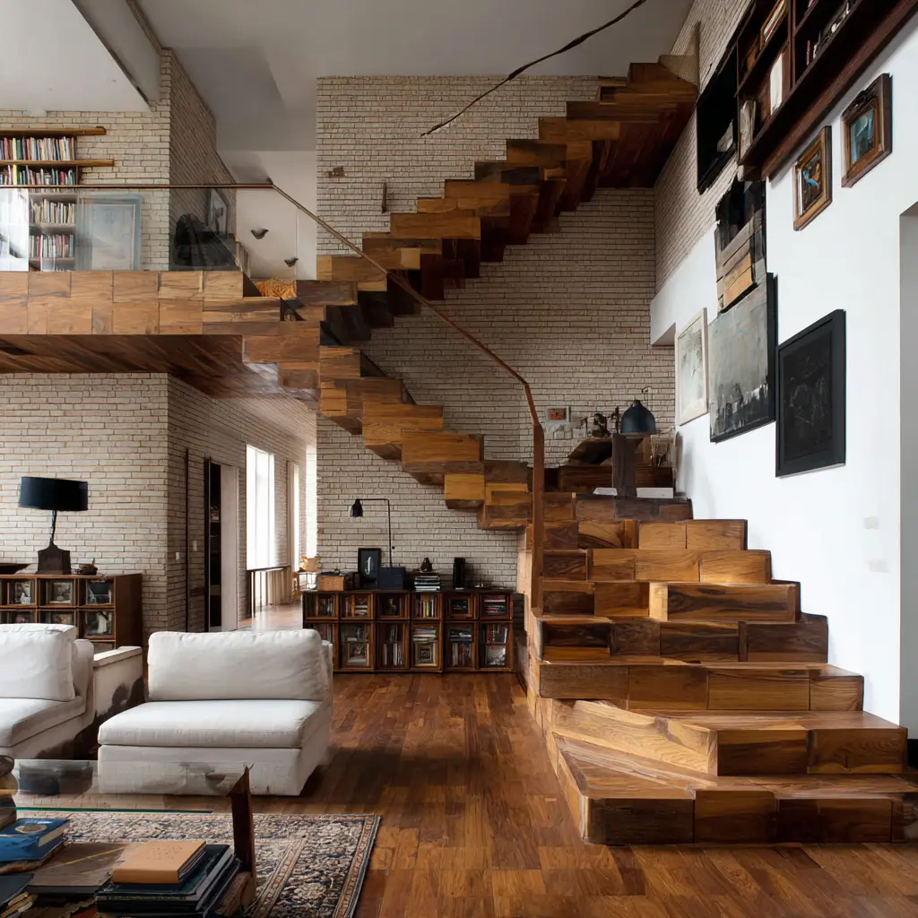 Wooden Staircase