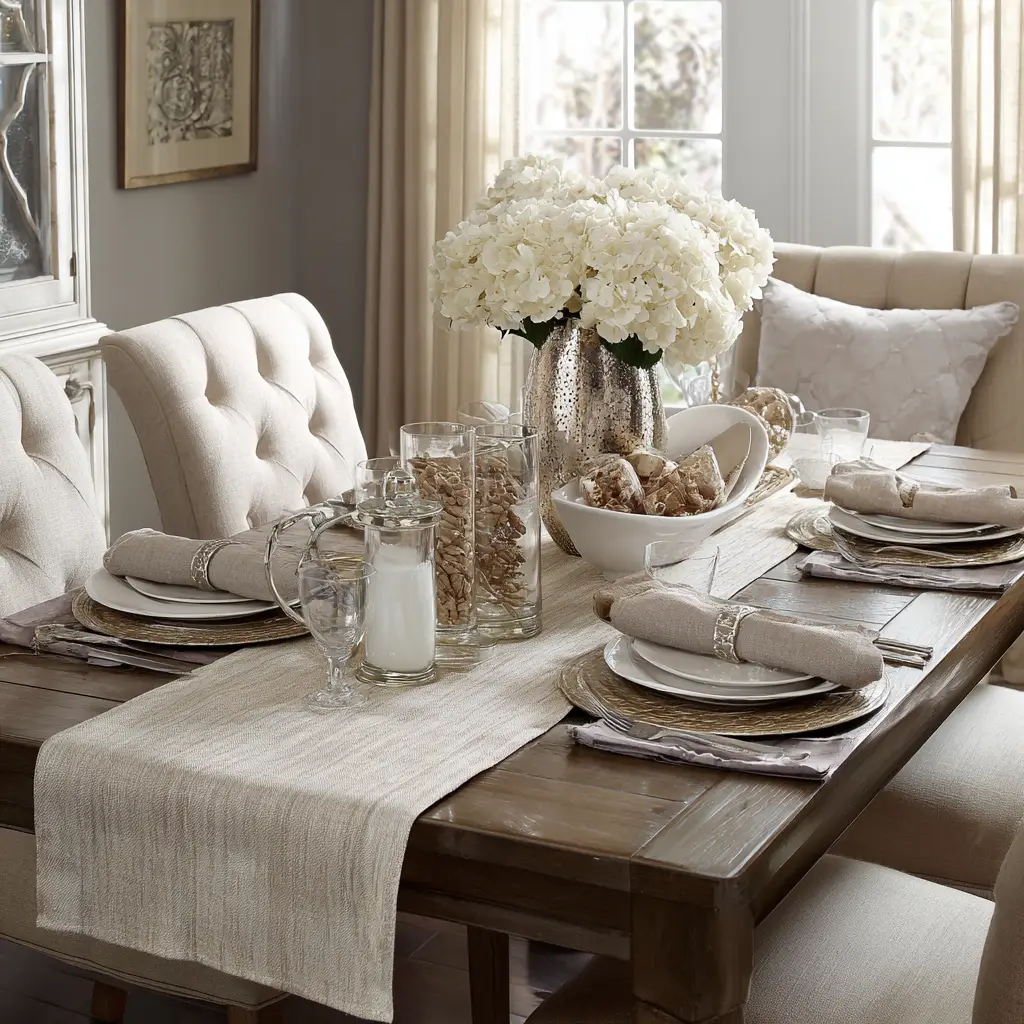 A Neutral Table Runner