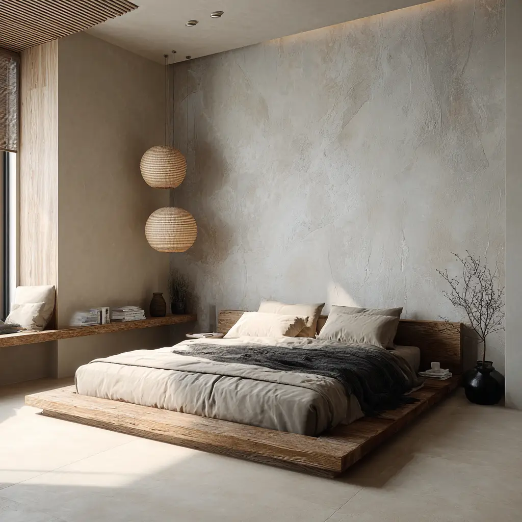 Accent wall with texture
