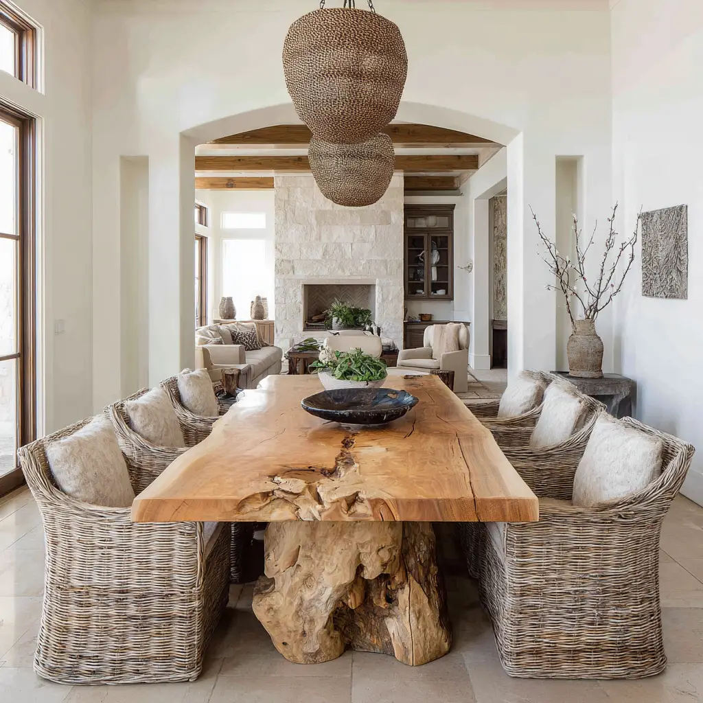 Add a Natural Wood Table