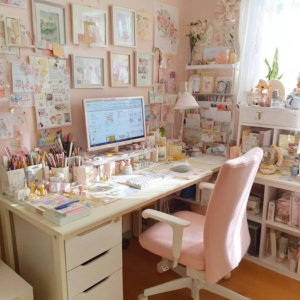 Aesthetic Desk Setup