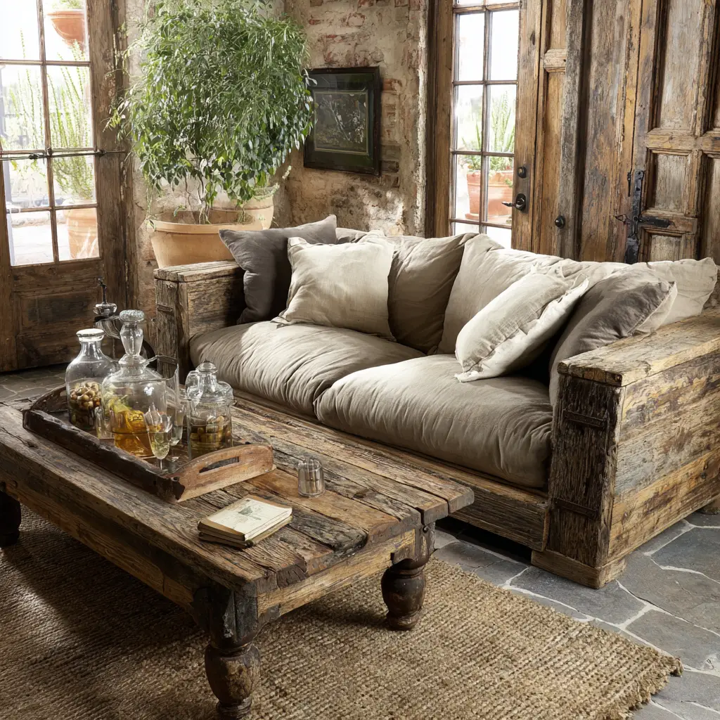 Antique or Reclaimed Wood Furniture
