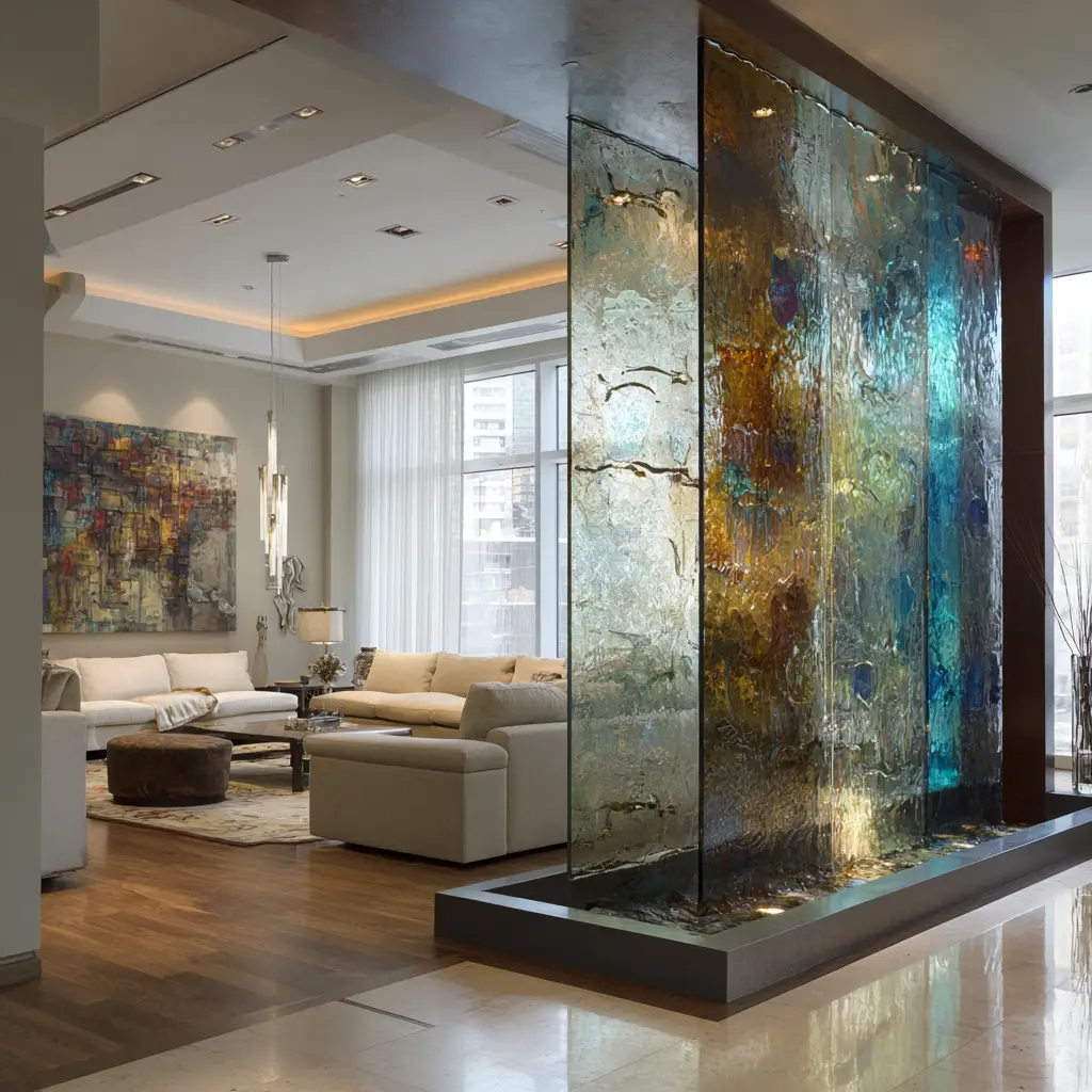 Artistic Glass or Resin Panels