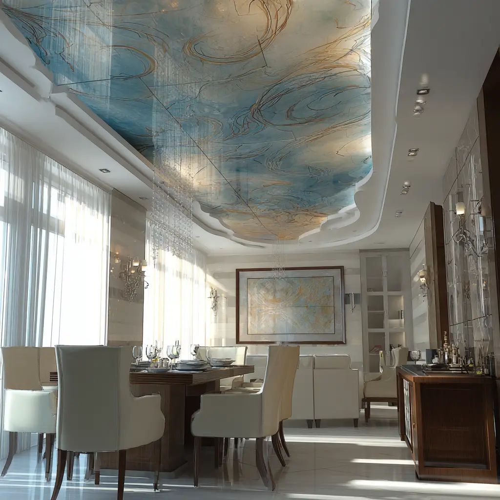 Artistic Mural Ceiling