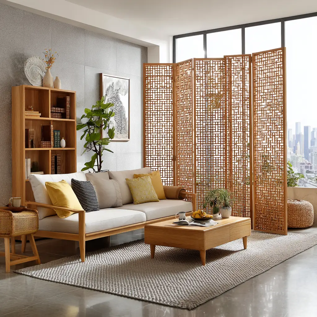Bamboo Screen Divider