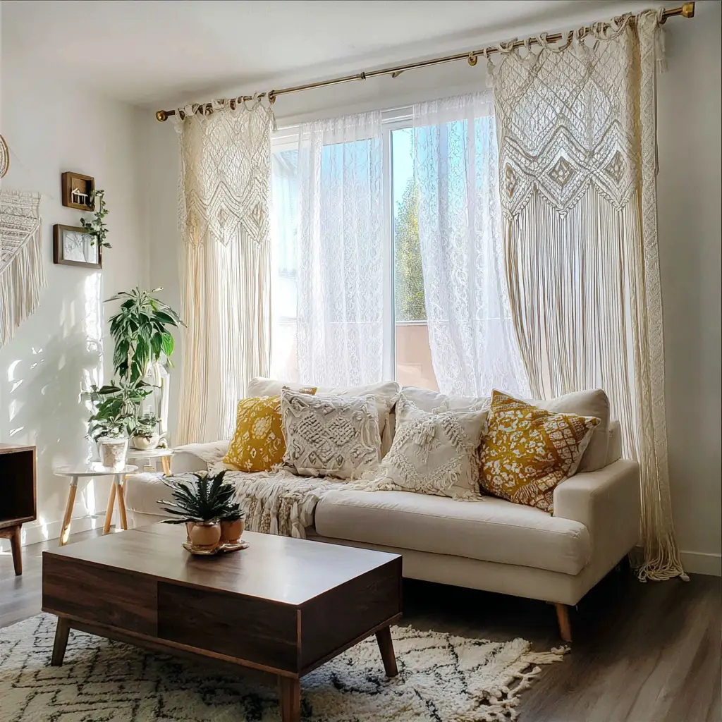 Bohemian Macramé Panels