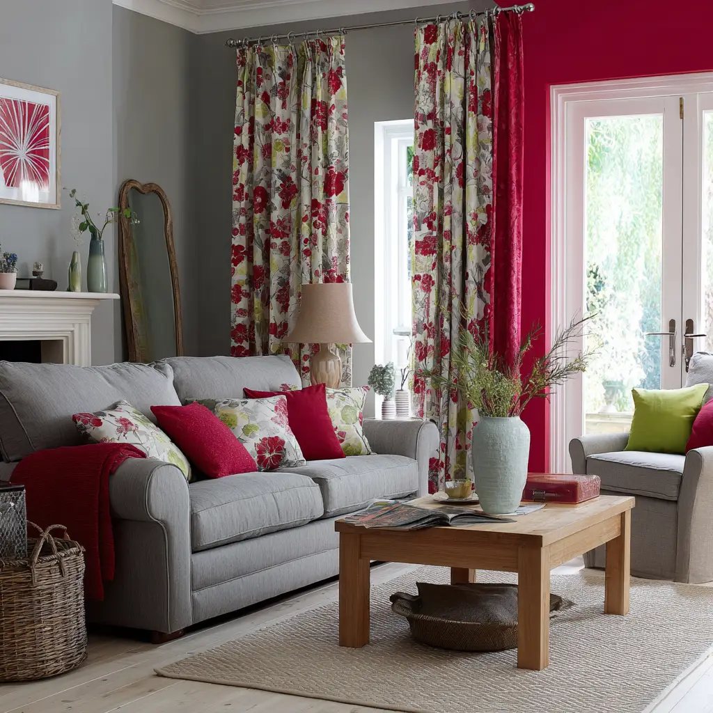 Bold Colored Curtains