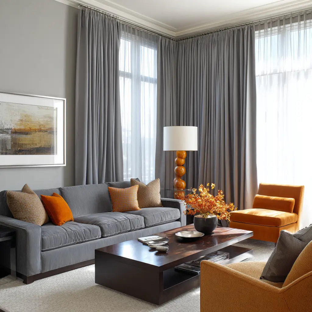 Bold Colored Curtains