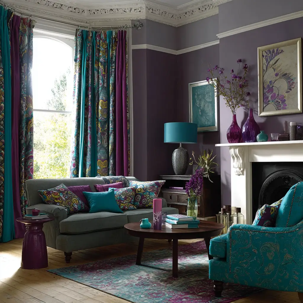 Bold jewel tones