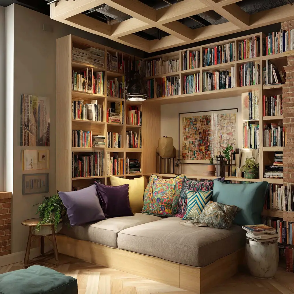 Bookshelves and Reading Nooks