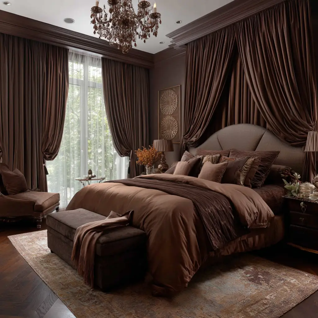 Brown and Gold Glam Decor
