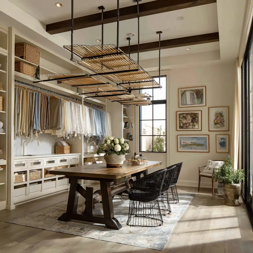 Built-In Drying Racks