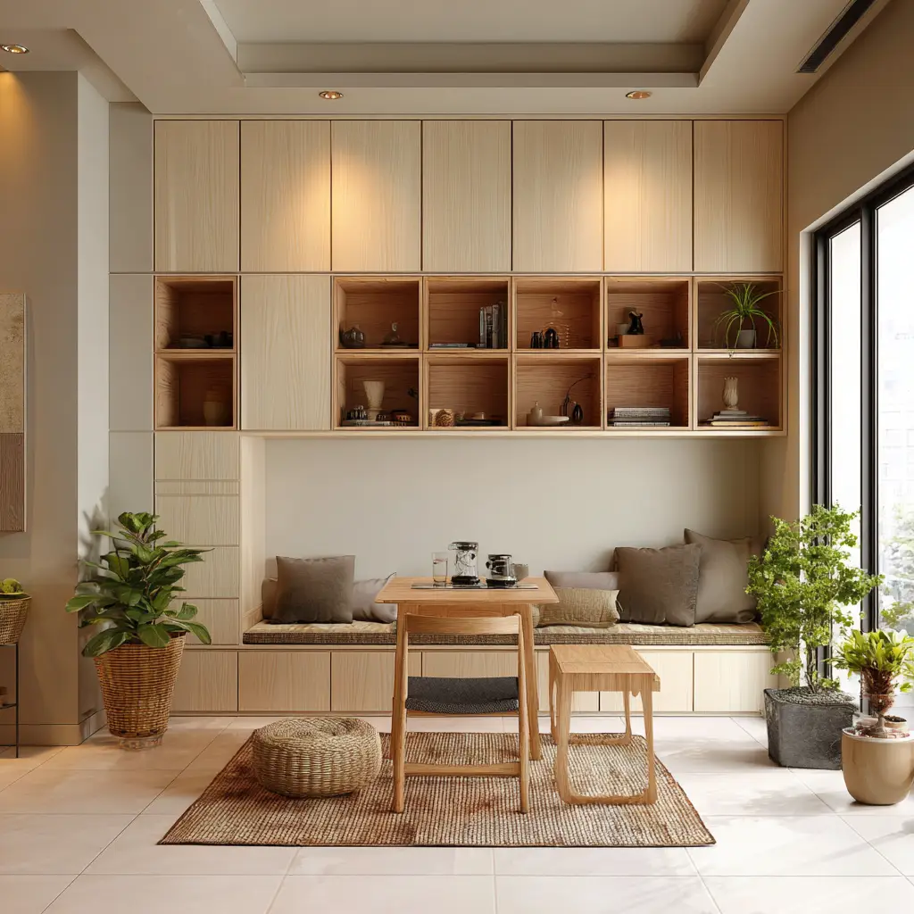 Built-In Storage for a Minimal Look