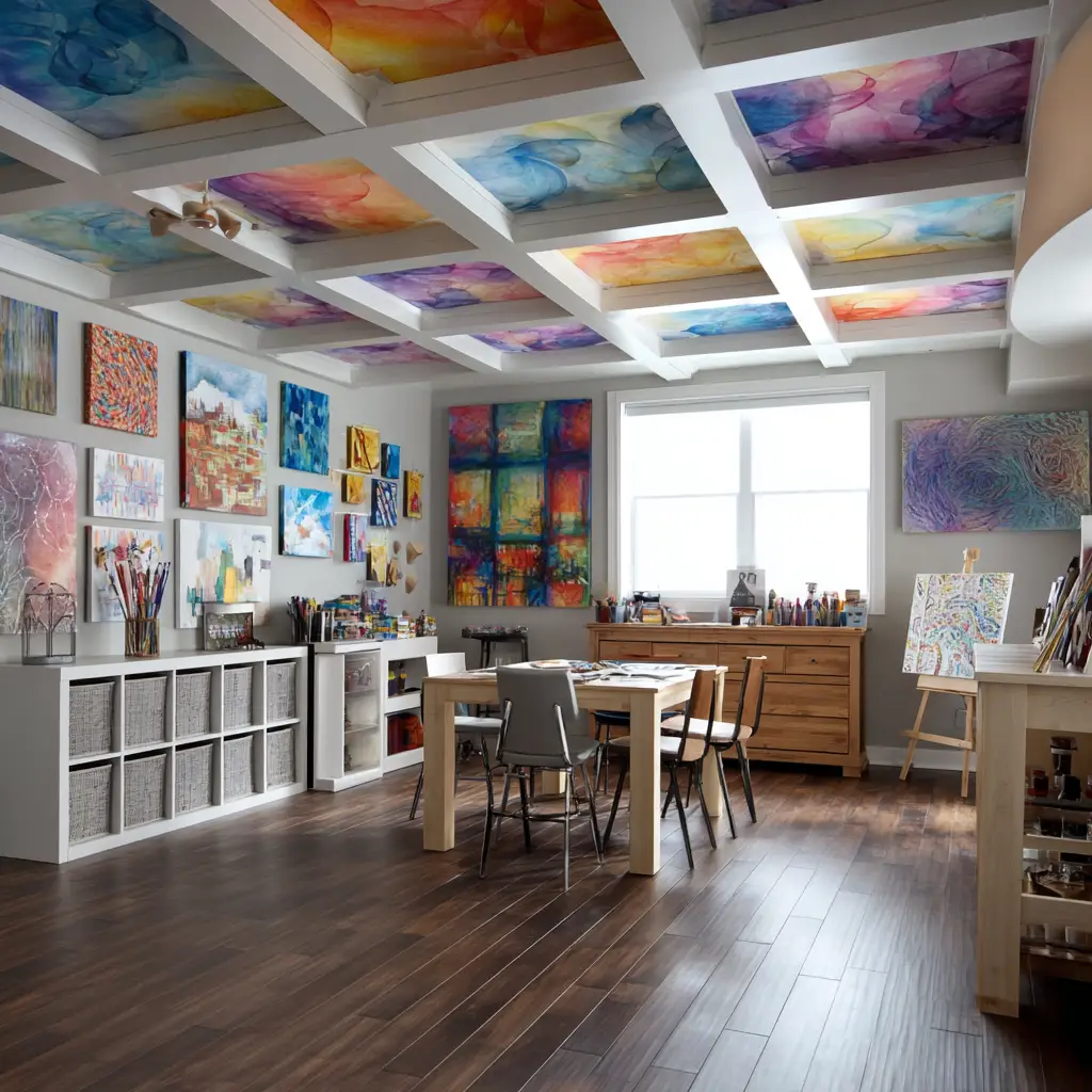 Ceiling-Mounted Storage