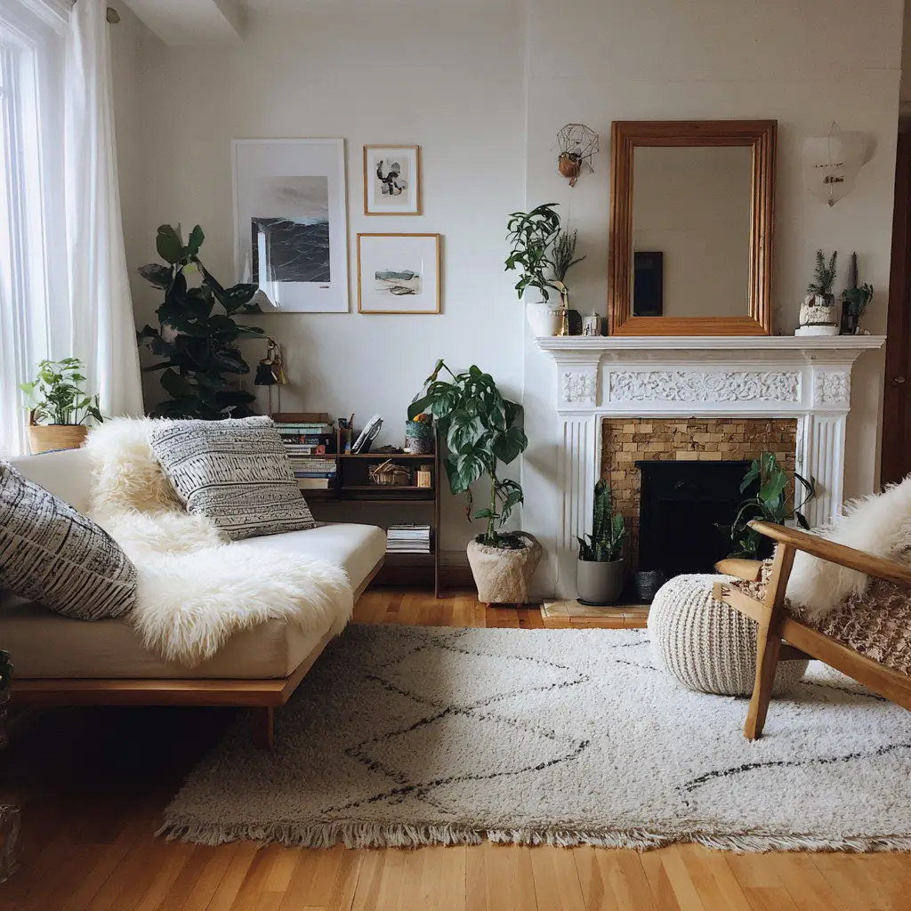 Choose low-profile furniture