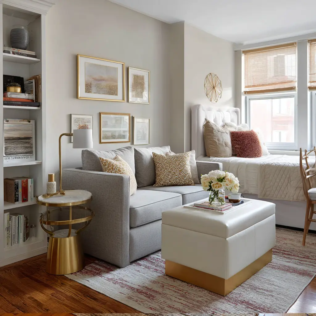 Choose multipurpose furniture