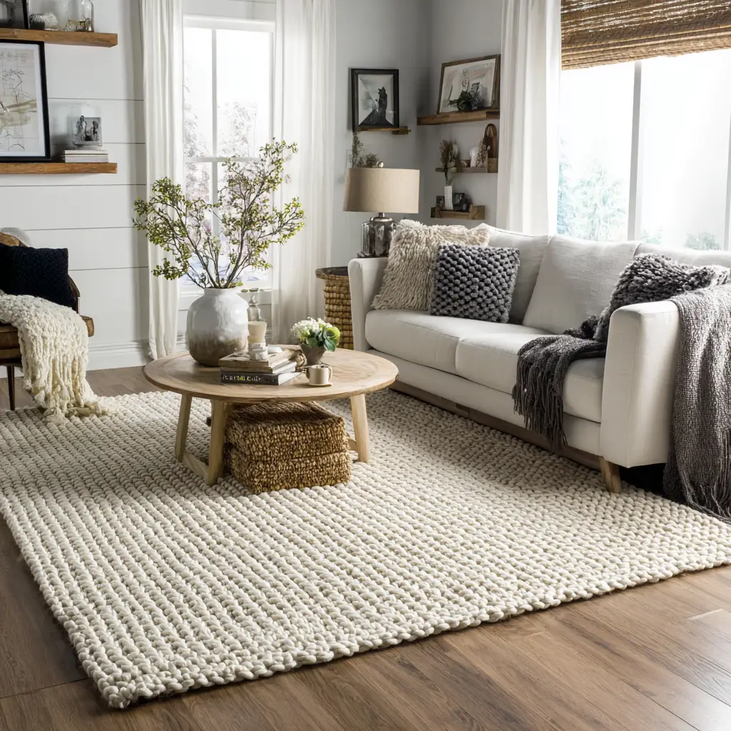Chunky Knit Rug