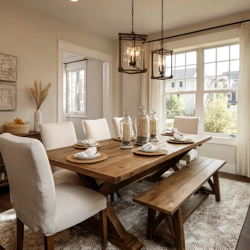 Classic Wooden Dining Table