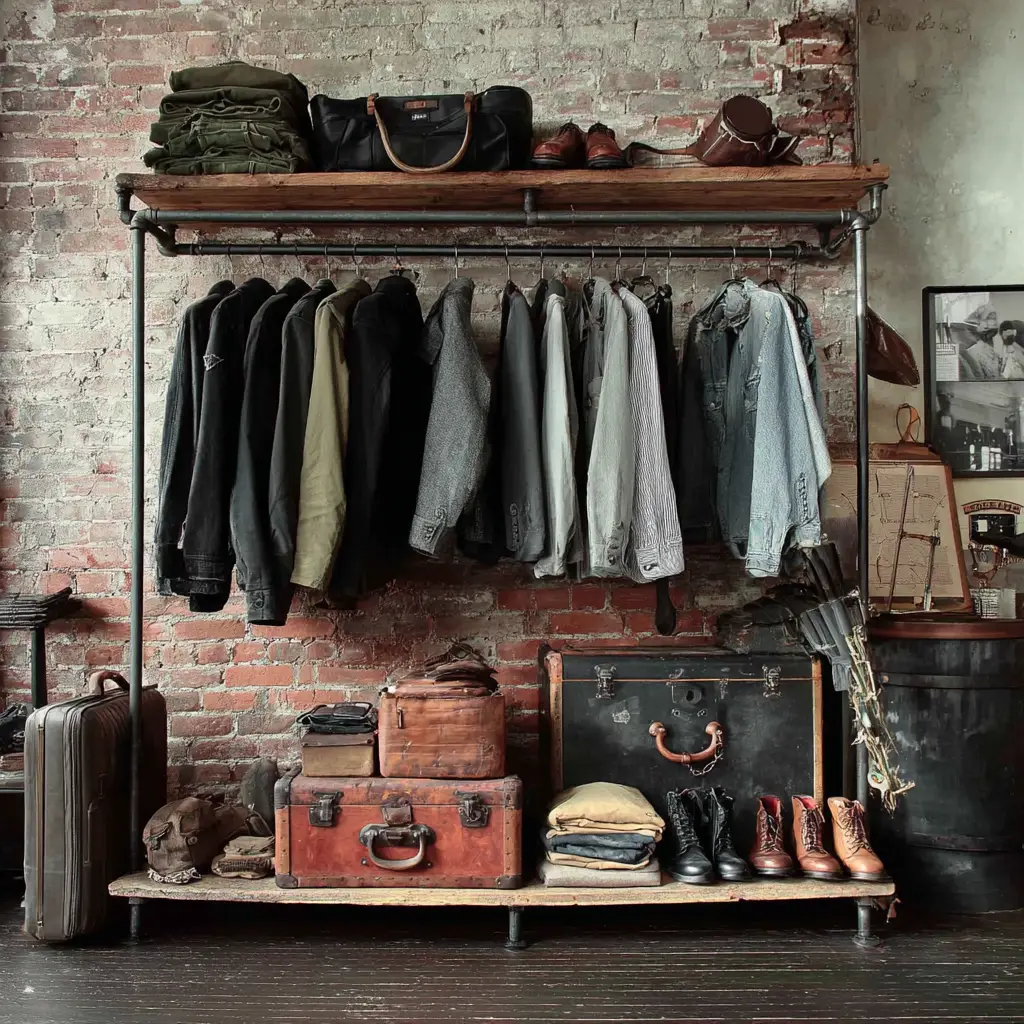 Clothes Racks and Open Storage