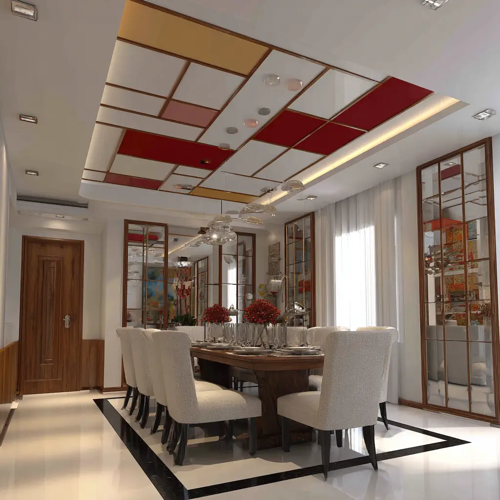 Colored Ceiling Accents